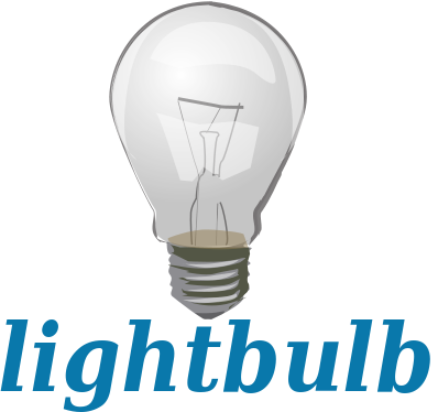 lightbulb clipart label