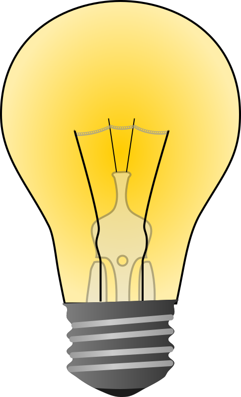 Incandescent bulb medium image. Lightbulb clipart light globe