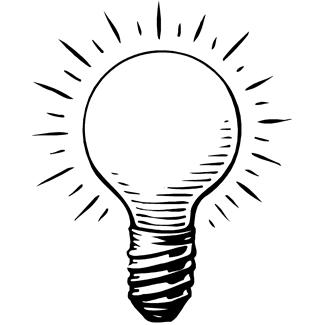 Free light bulb download. Lighting clipart outline