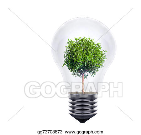 lightbulb clipart plant