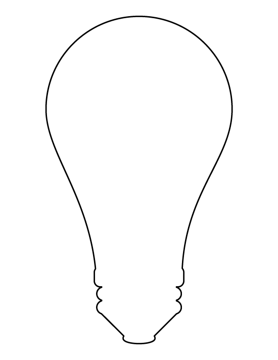 lightbulb clipart printable
