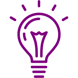Lightbulb clipart purple. Light bulb icon free