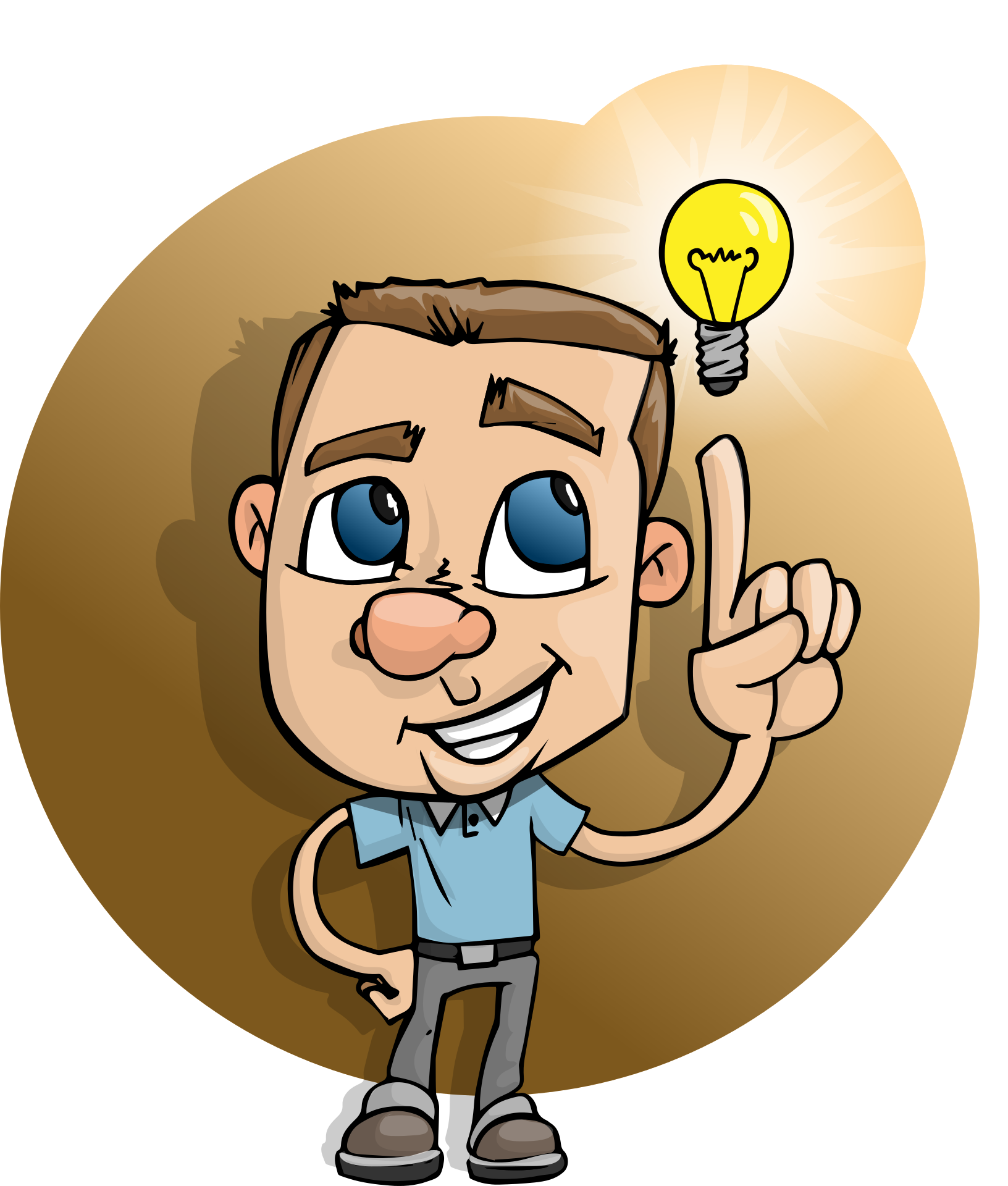 lightbulb clipart student