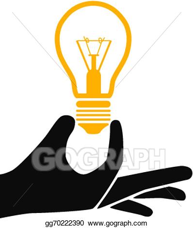 lightbulb clipart vector