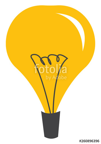 lightbulb clipart visible light