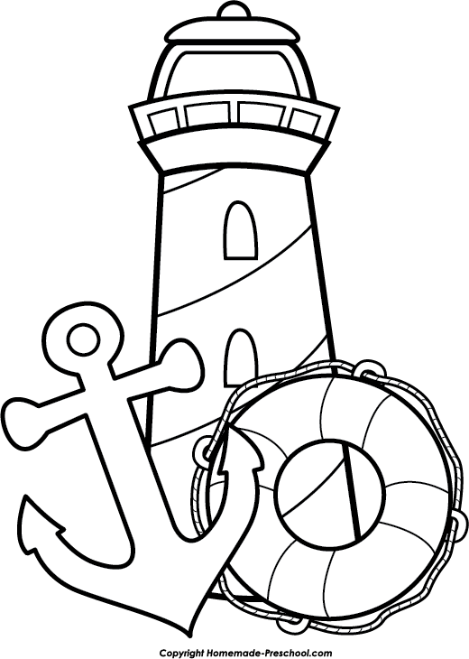 sailor clipart lighthouse