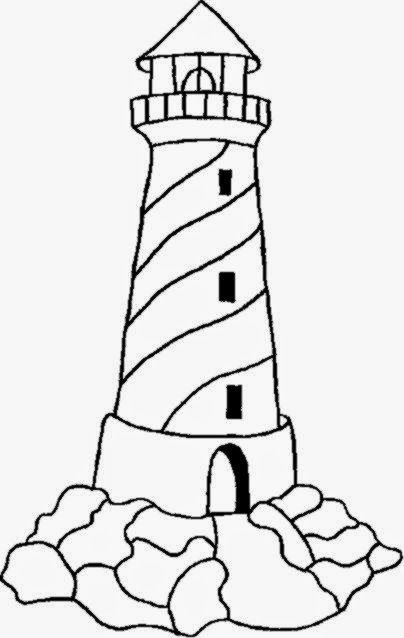 Coloring sheets free sheet. Lighthouse clipart color