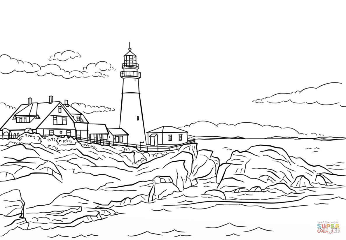 Download Lighthouse clipart colouring page, Lighthouse colouring ...