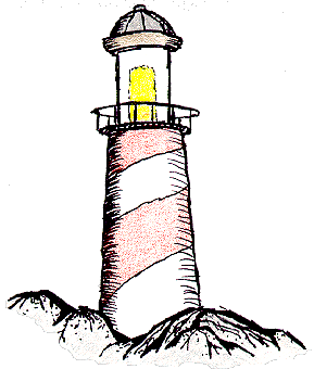 lighthouse clipart comic