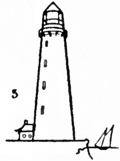 lighthouse clipart easy draw