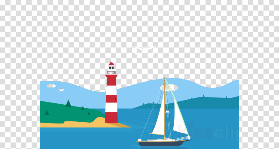 Lighthouse clipart sailboat. Download clip art portable
