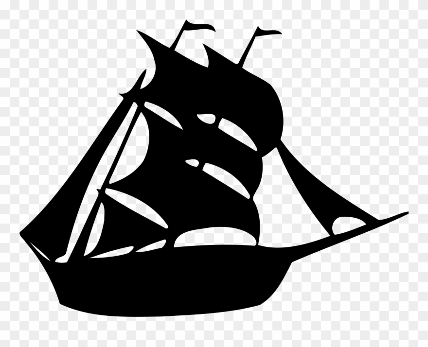 silhouette clipart boat