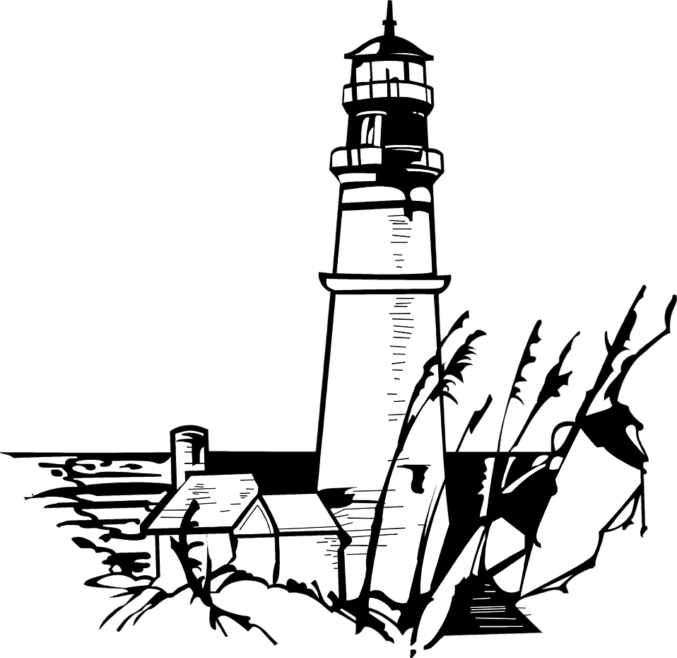 Lighthouse clipart uses light. Free stock photo illustration