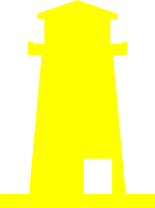 Lighthouse clipart yellow. Clip art at clker