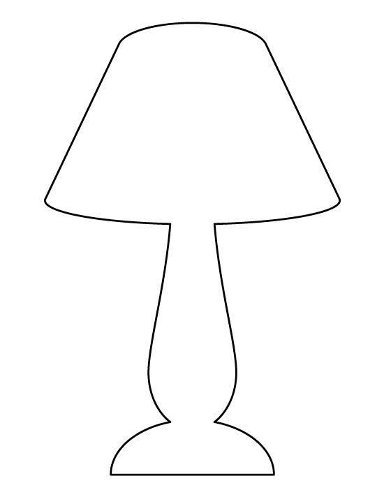 Lighting clipart outline. Lamp group pattern use