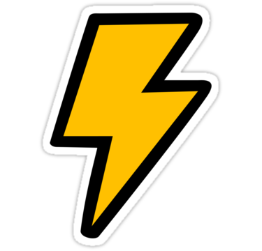 lightning clipart comic