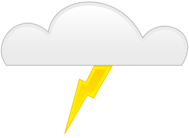 Free public domain clip. Lightning clipart fake
