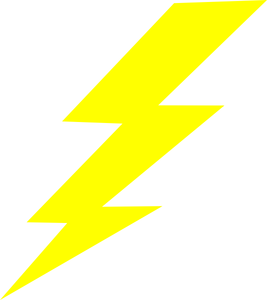 lightning clipart high resolution