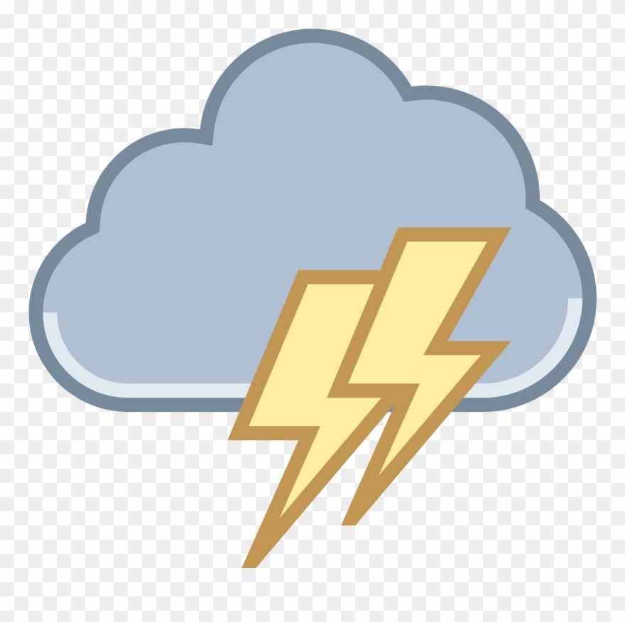 lightning clipart icon