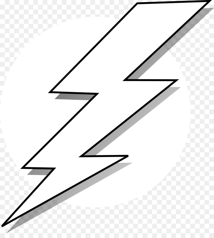 Lightning clipart line. Black background triangle 