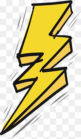 lightning clipart pop art
