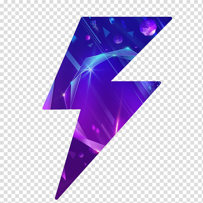 Symbol icon art transparent. Lightning clipart purple