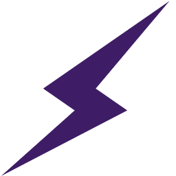 lightning clipart purple