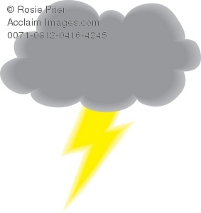 lightning clipart stormcloud