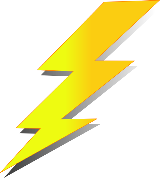 lightning clipart thunder light