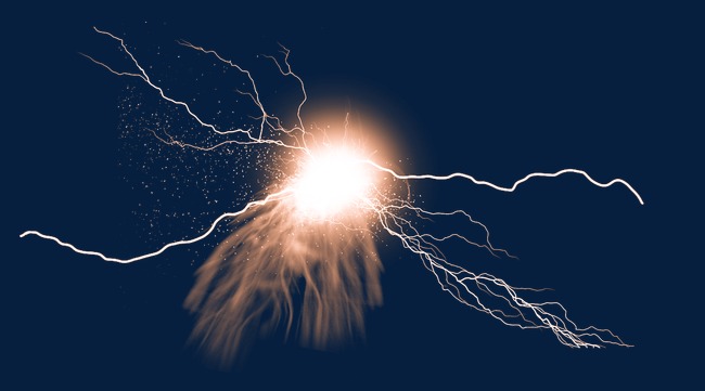 lightning clipart thunder light