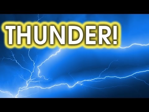 lightning clipart thunder sound