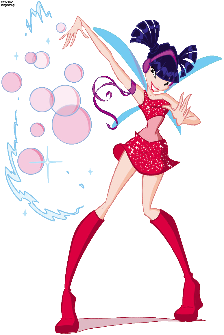 Lights clipart club. Musa from winx star