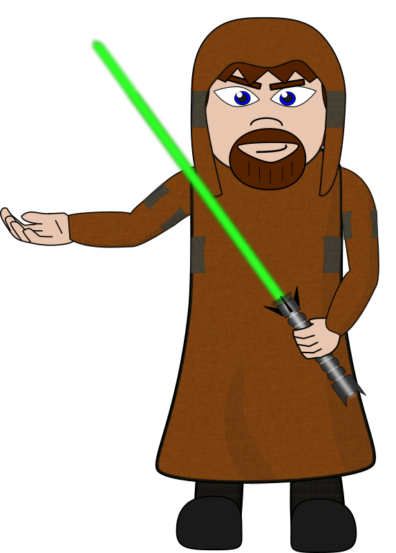 lightsaber clipart jedi knight