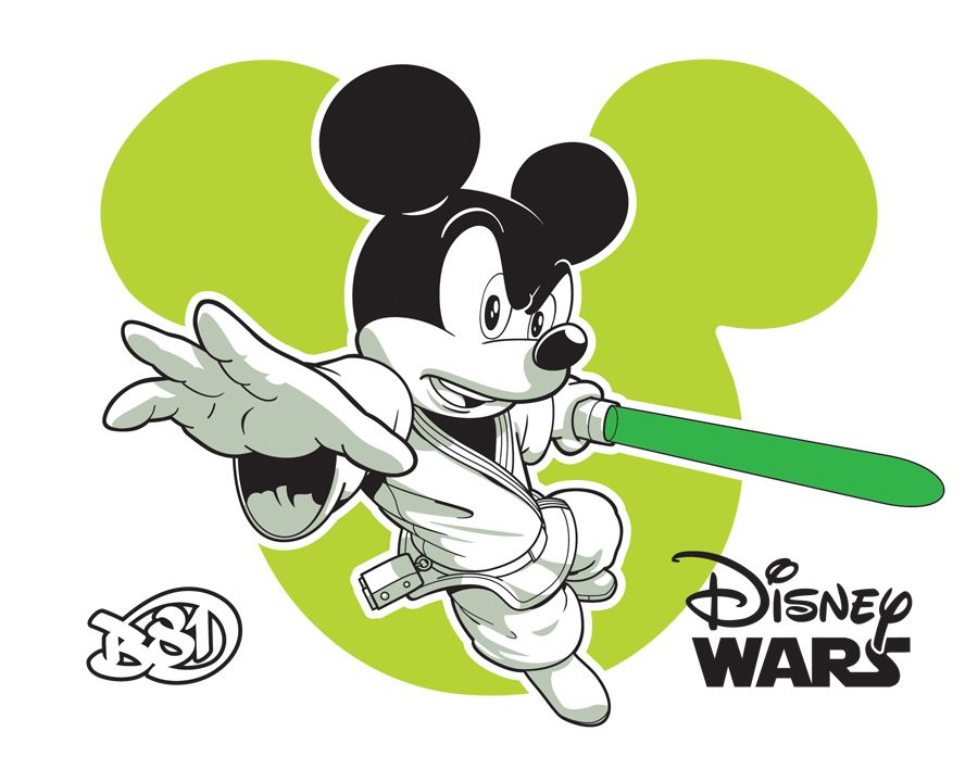 mickey mouse lightsaber