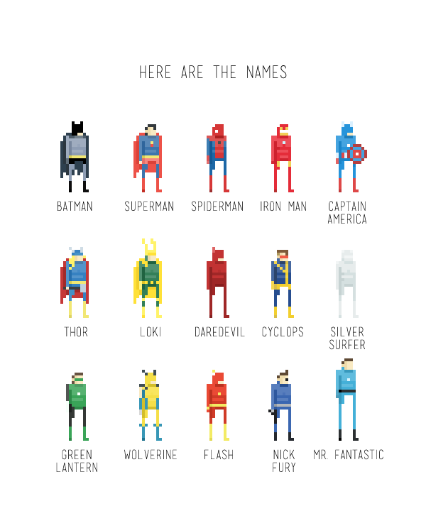 Pixel superheroes by ercan. Lightsaber clipart pixelated