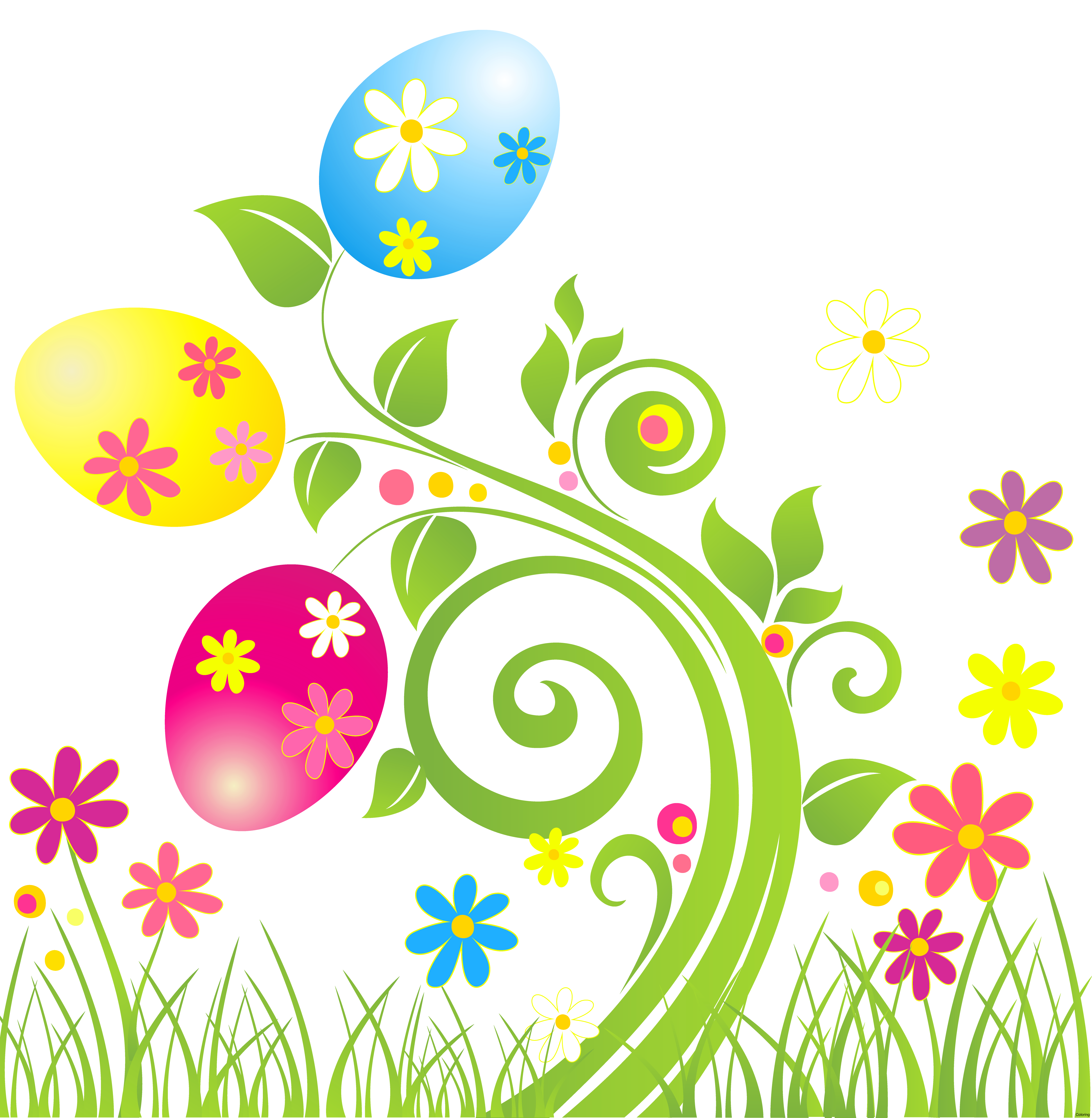 lily clipart easter cross
