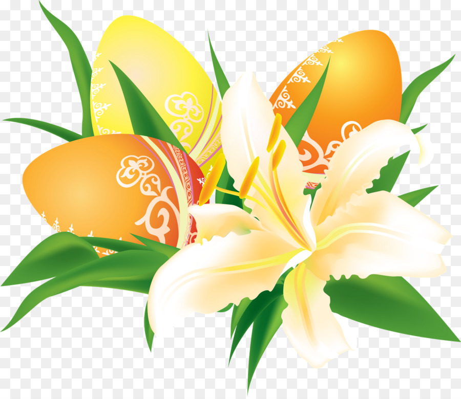 Lily clipart easter egg. Bunny background flower 