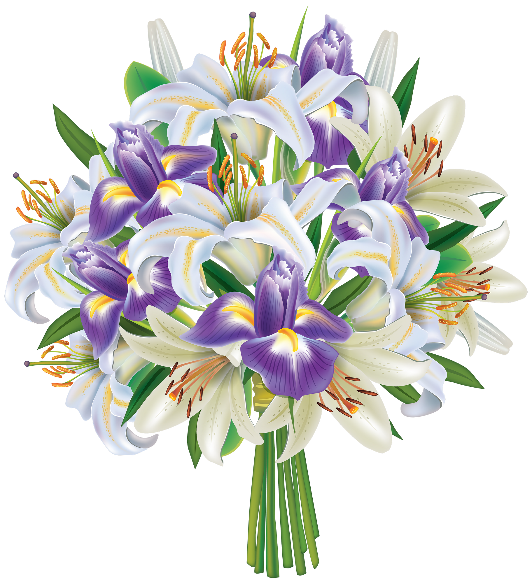 Pin by charudeal on. Lily clipart flower boquet