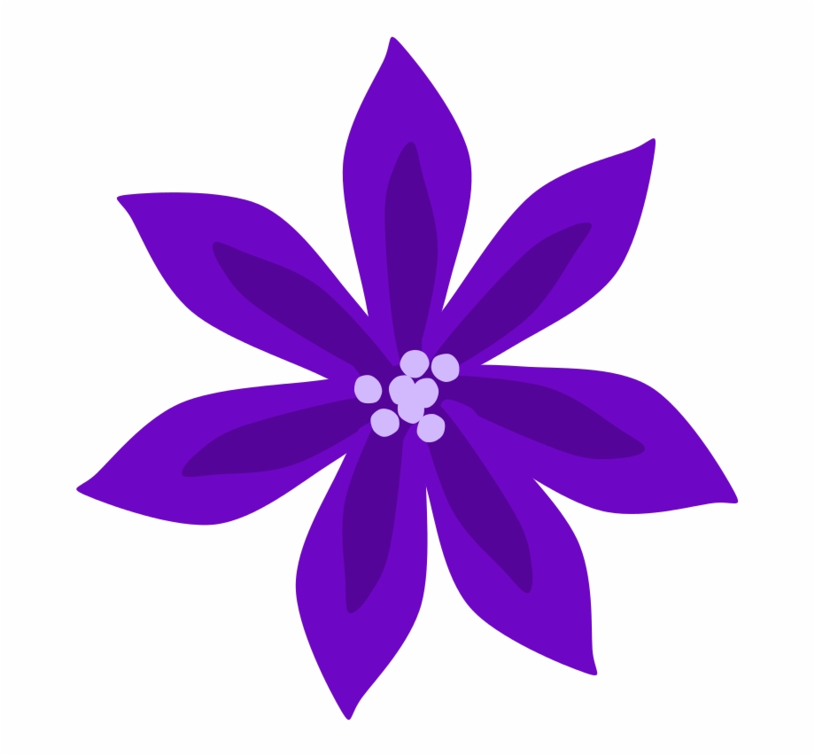 lily clipart light purple flower