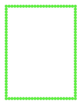Green by eyeballs and. Lime clipart border