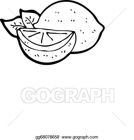 Stock illustration drawing . Lime clipart cartoon