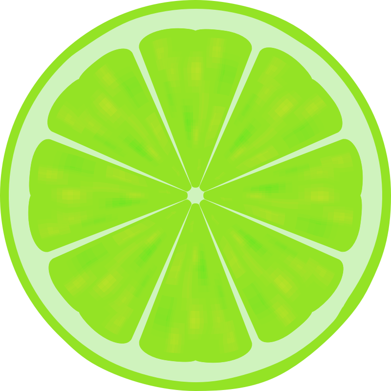 Slice medium image png. Lime clipart circle