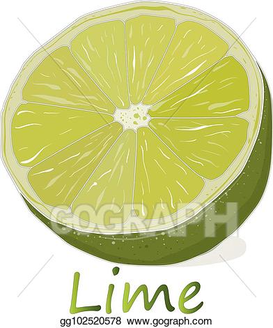Lime clipart juicy. Eps illustration on white
