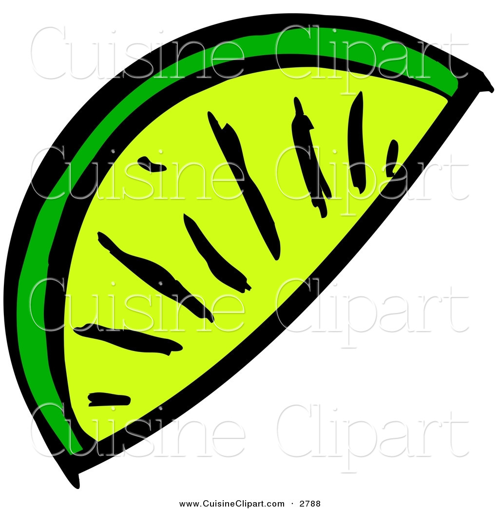 Cuisine of a slice. Lime clipart lime wedge