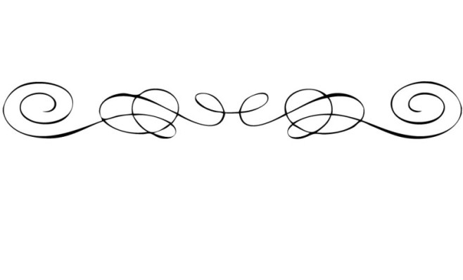 lines clipart curly