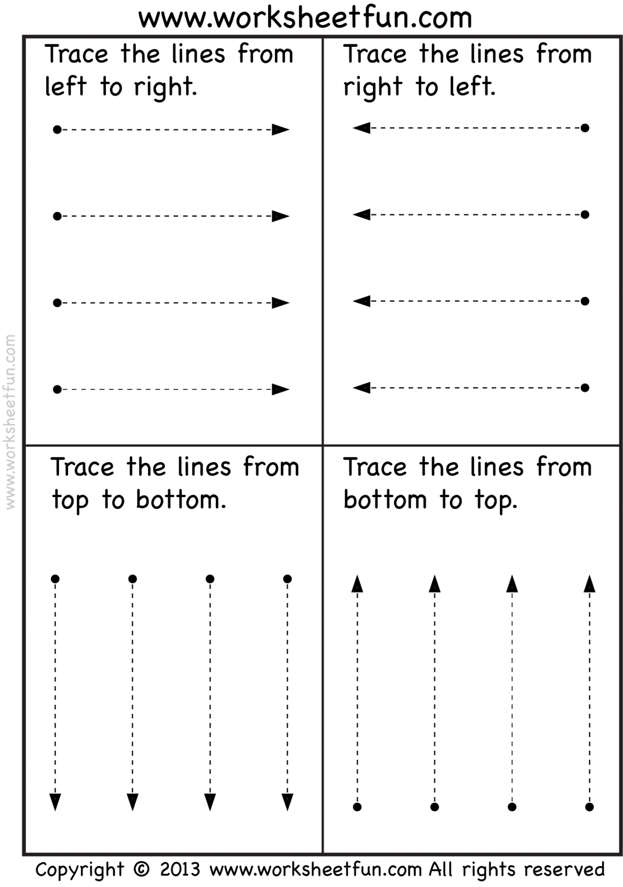 Teaching handwriting activities tracing. Lines clipart diagonal