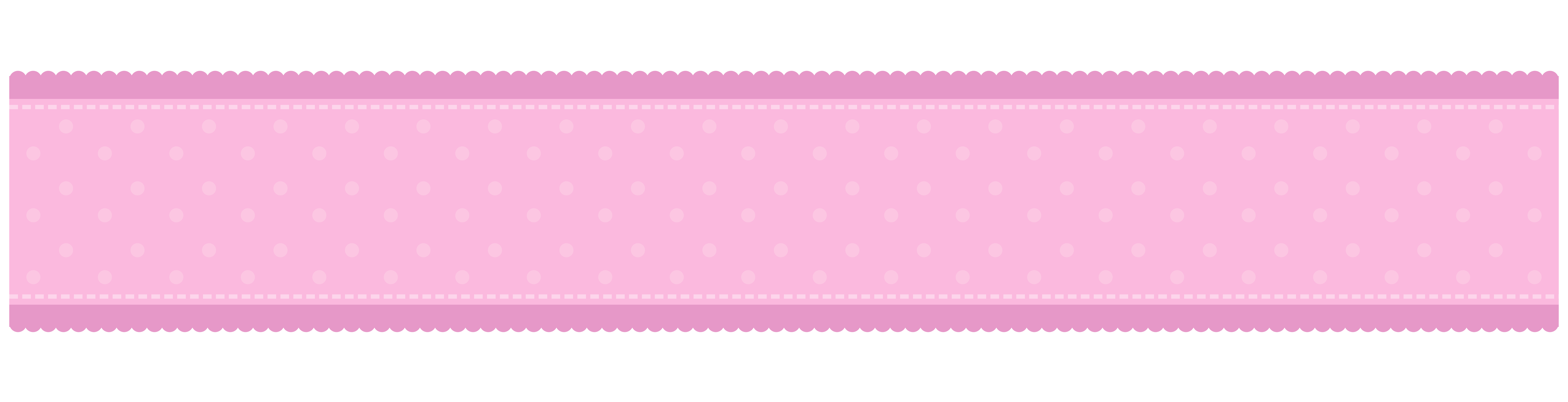 Pattern clipart banner. Pink decorative border with