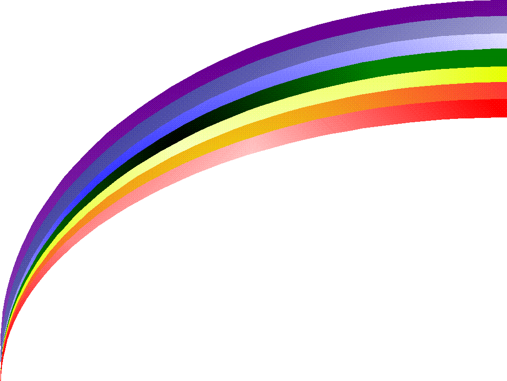 lines clipart rainbow