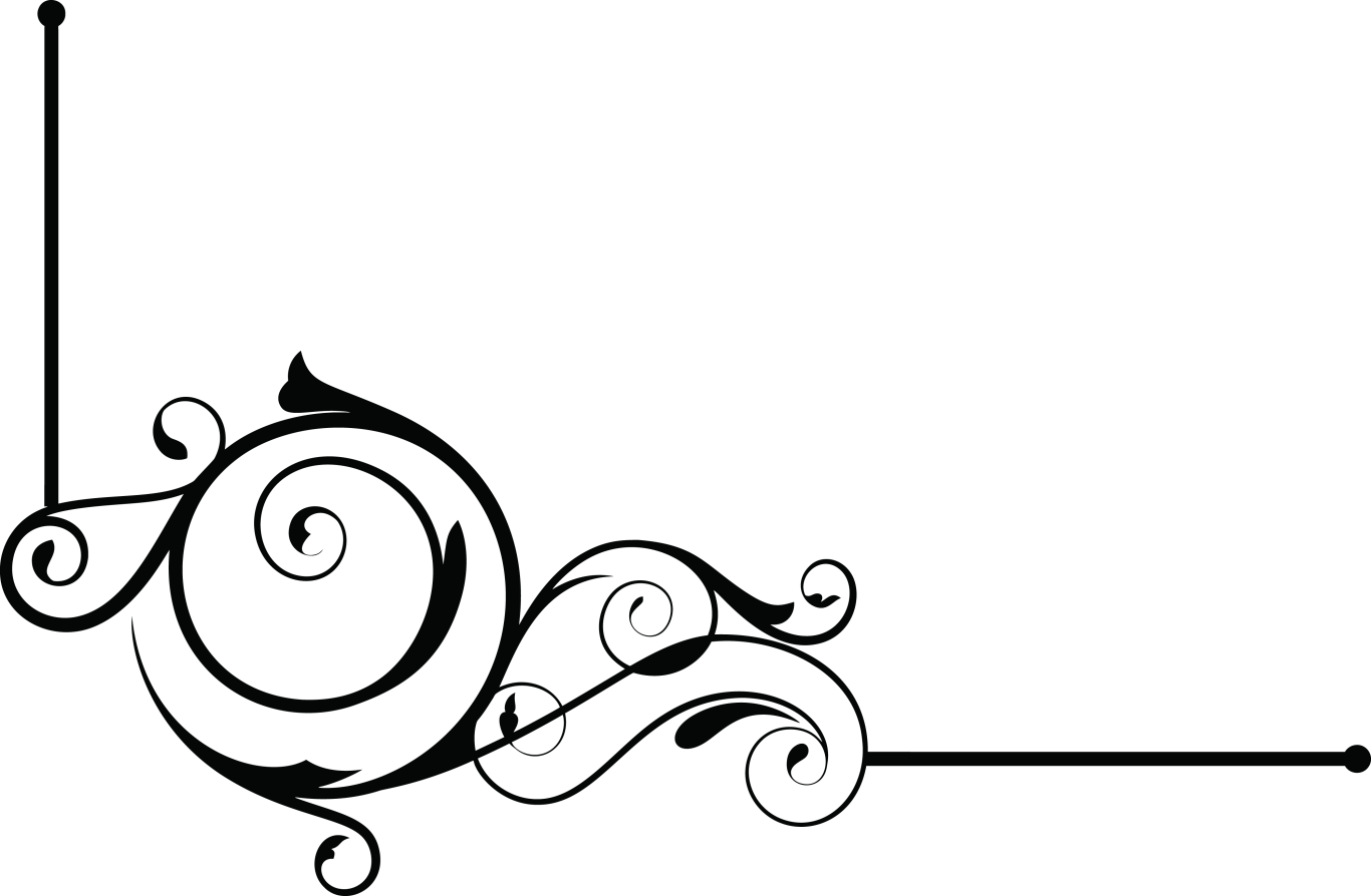 Lines clipart squiggle. Decorative line gold borders