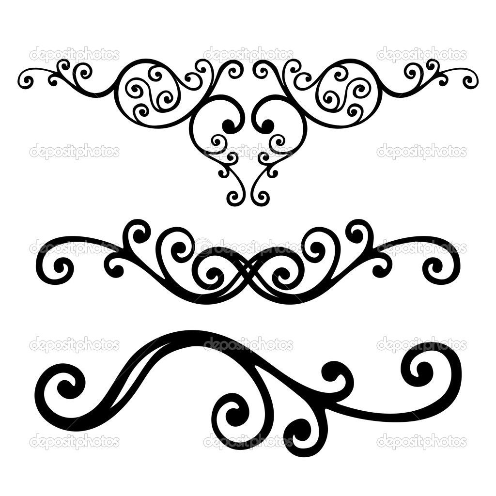 lines clipart victorian